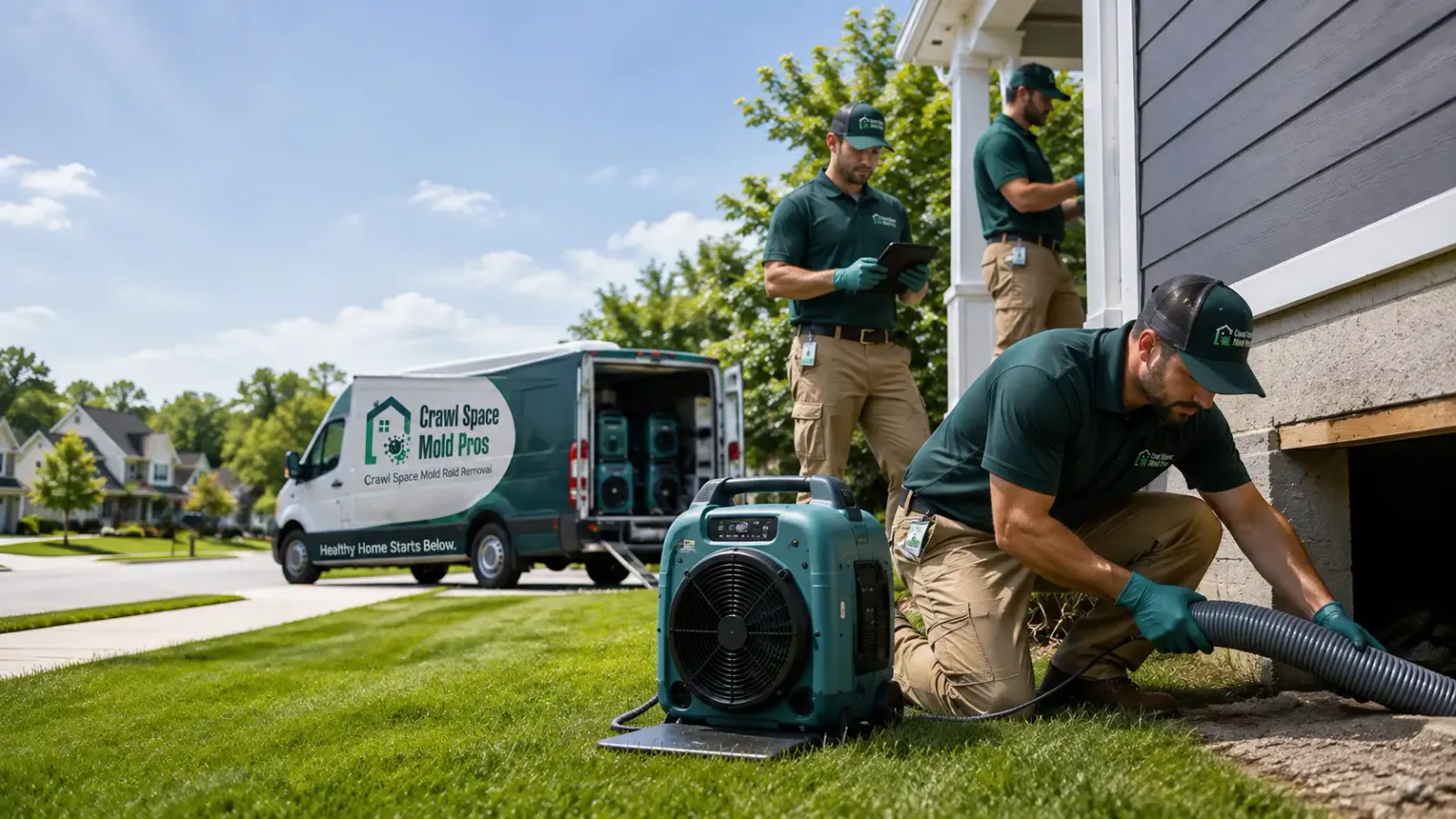 Crawl Space Mold Removal in Jesup, IA